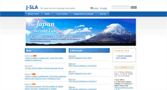 Desktop Screenshot of j-sla.org