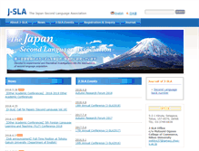 Tablet Screenshot of j-sla.org